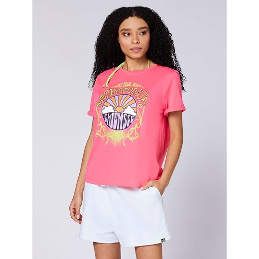Chiemsee Koszulka w kolorze różowym ze sklepu Limango Polska w kategorii Bluzki damskie - zdjęcie 187737003
