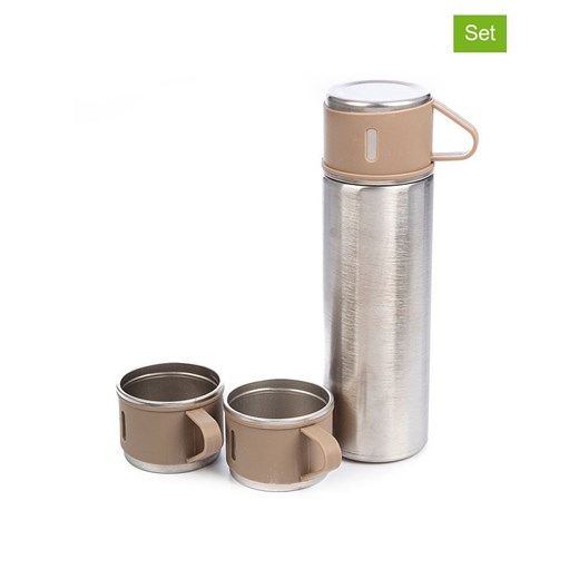DAM 4-częściowy zestaw w kolorze szarobrązowym ze sklepu Limango Polska w kategorii Kubki termiczne - zdjęcie 187738632