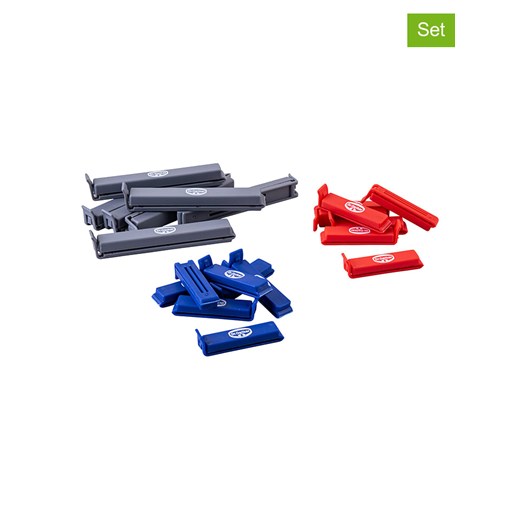 Dr. Oetker Klipsy (21 szt.) w kolorze szarym, niebieskim i czerwonym ze sklepu Limango Polska w kategorii Akcesoria kuchenne - zdjęcie 187738922