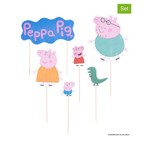 Dr. Oetker Nakładki (24 szt.) &quot;Peppa &amp; Family&quot; w różnych kolorach na tort ze sklepu Limango Polska w kategorii Akcesoria do pieczenia - zdjęcie 187739333