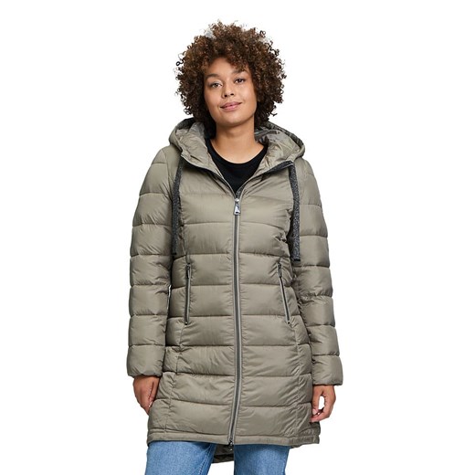 CARTOON Płaszcz pikowany w kolorze zielonym ze sklepu Limango Polska w kategorii Kurtki damskie - zdjęcie 187740273