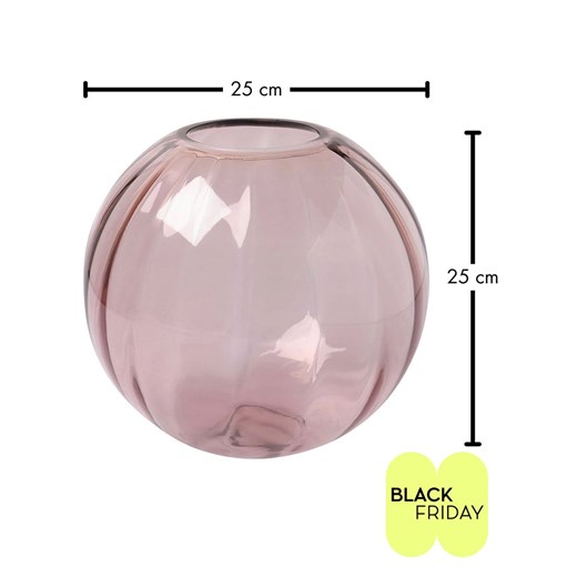 FYNCH-HATTON Wazon &quot;Kwabene&quot; w kolorze jasnoróżowym - wys. 25 x Ø 25 cm ze sklepu Limango Polska w kategorii Wazony - zdjęcie 187741131