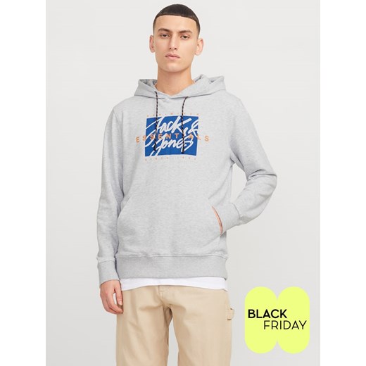 Jack &amp; Jones Bluza w kolorze szarym ze sklepu Limango Polska w kategorii Bluzy męskie - zdjęcie 187741171