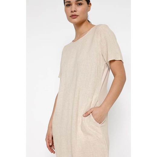 Kaffe Sukienka &quot;Liny&quot; w kolorze beżowym ze sklepu Limango Polska w kategorii Sukienki - zdjęcie 187741372