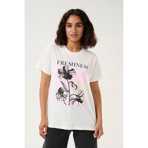 Kaffe Koszulka &quot;Rita&quot; w kolorze kremowym ze sklepu Limango Polska w kategorii Bluzki damskie - zdjęcie 187741944