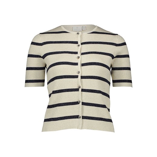 Kaffe Kardigan w kolorze kremowo-czarnym ze sklepu Limango Polska w kategorii Swetry damskie - zdjęcie 187742222