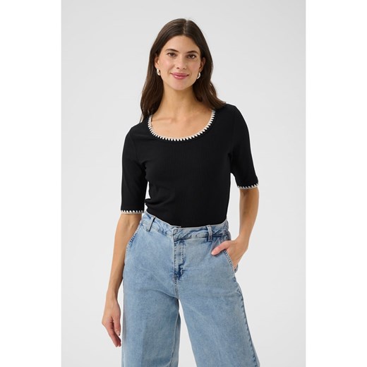 Kaffe Koszulka w kolorze czarnym ze sklepu Limango Polska w kategorii Bluzki damskie - zdjęcie 187742771