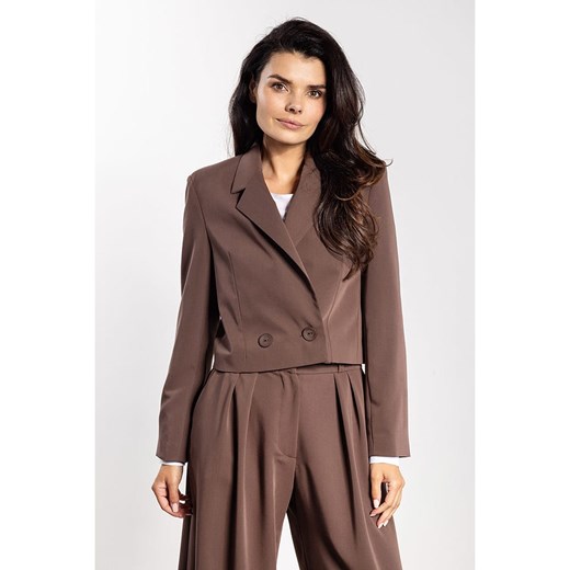 Awama Blezer w kolorze brązowym ze sklepu Limango Polska w kategorii Marynarki damskie - zdjęcie 187743234