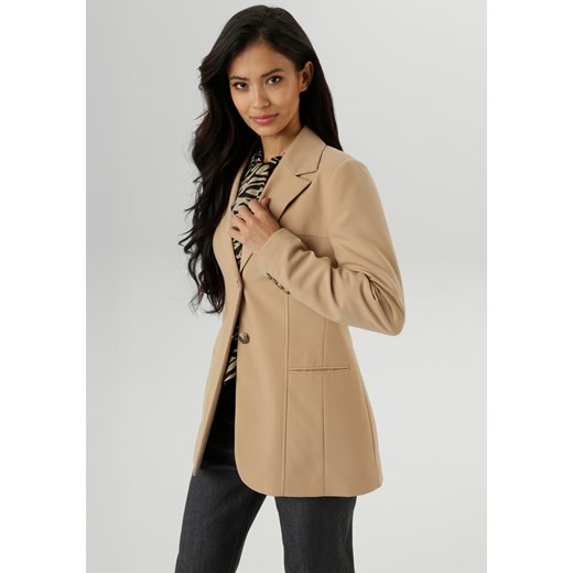 Aniston Blezer w kolorze beżowym Aniston 36 okazyjna cena Limango Polska