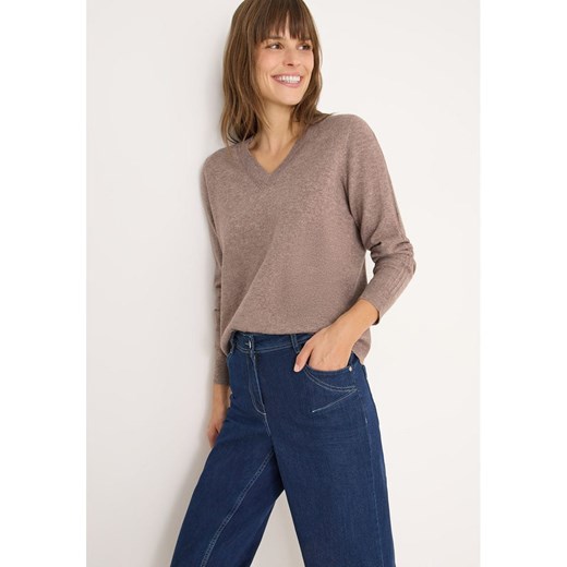 Cecil Sweter w kolorze jasnobrązowym Cecil M okazyjna cena Limango Polska