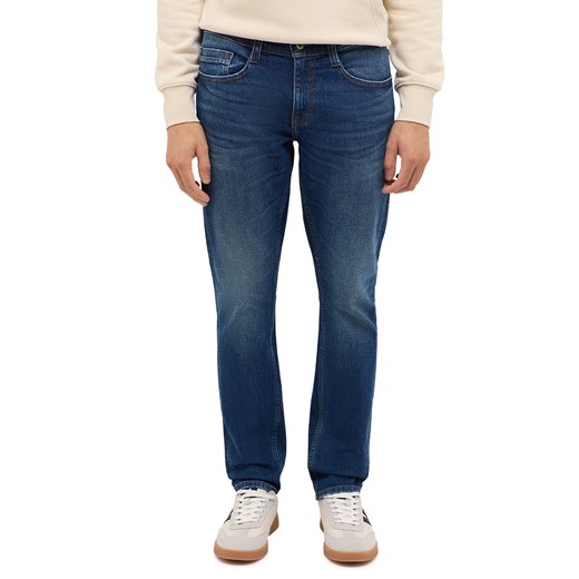 Męskie Spodnie Jeansowe Mustang Style Oregon Slim Denim Blue 1017220 5000 783 ze sklepu YouNeedit.pl w kategorii Jeansy damskie - zdjęcie 187745490