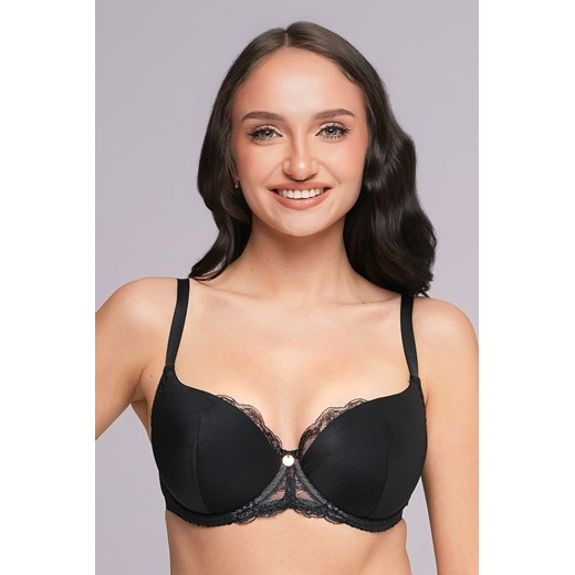 Ava 2256 Asielle MAXI biustonosz usztywniany gładki black ze sklepu kontri.pl w kategorii Biustonosze - zdjęcie 187745590