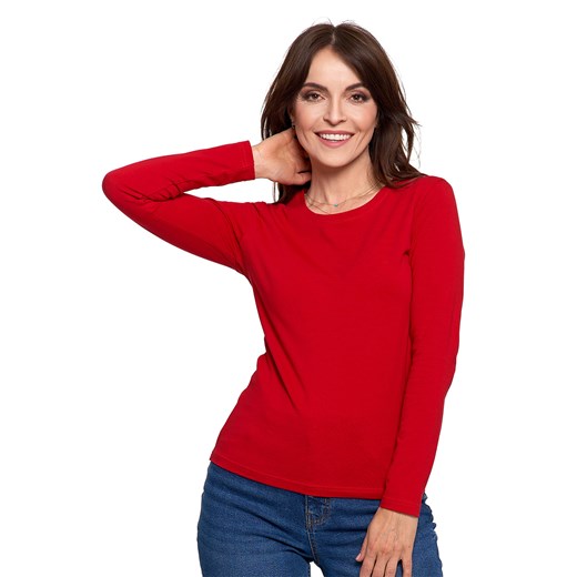 Bluzka klasyczna Moraj BD900-420-L raspberry ze sklepu kontri.pl w kategorii Bluzki damskie - zdjęcie 187745593