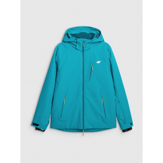 Męska kurtka narciarska 4F 4FRAW25TTJAM1078 - niebieska ze sklepu Sportstylestory.com w kategorii Kurtki męskie - zdjęcie 187746730