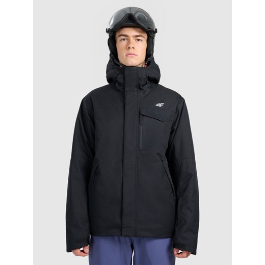 Męska kurtka narciarska czarna 4F 4FRAW25TTJAM1079 - czarna ze sklepu Sportstylestory.com w kategorii Kurtki męskie - zdjęcie 187746733