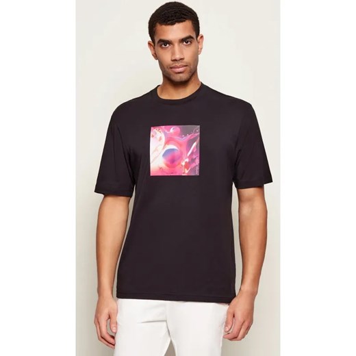 Hugo Blue T-shirt Nimpolix | Regular Fit ze sklepu Gomez Fashion Store w kategorii T-shirty męskie - zdjęcie 187747591