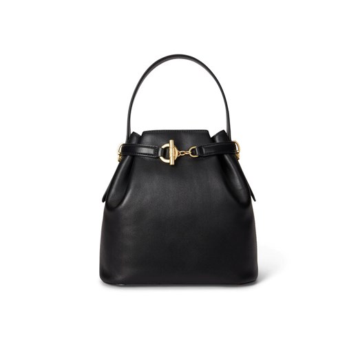 Torebka LAUREN RALPH LAUREN 431982787001 Czarny ze sklepu eobuwie.pl w kategorii Torebki worki - zdjęcie 187747702