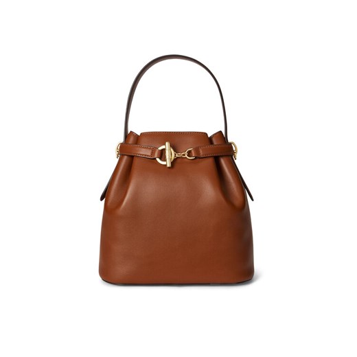 Torebka LAUREN RALPH LAUREN 431982787002 Brązowy ze sklepu eobuwie.pl w kategorii Torebki worki - zdjęcie 187747711