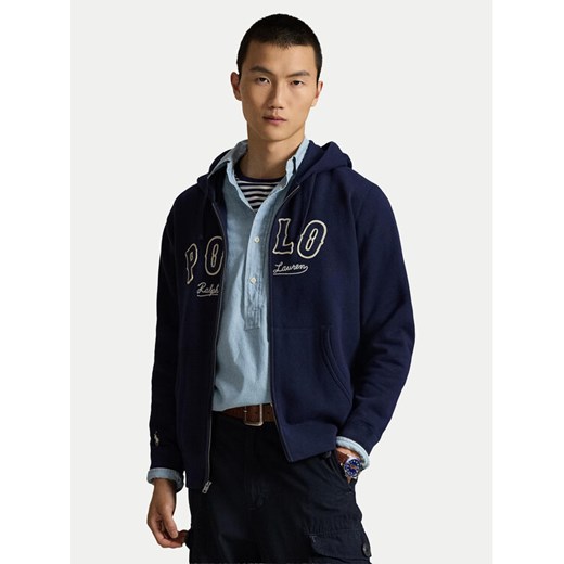 Polo Ralph Lauren Bluza 710P04874001 Granatowy Regular Fit ze sklepu MODIVO w kategorii Bluzy męskie - zdjęcie 187747884
