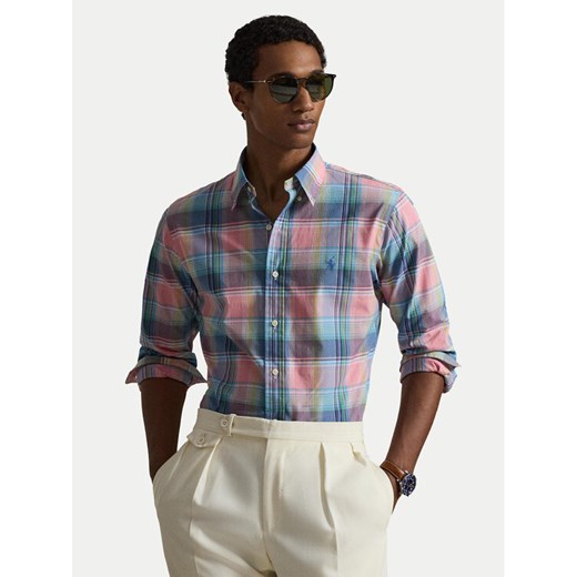 Polo Ralph Lauren Koszula 710P06020006 Różowy Custom Fit ze sklepu MODIVO w kategorii Koszule męskie - zdjęcie 187747903