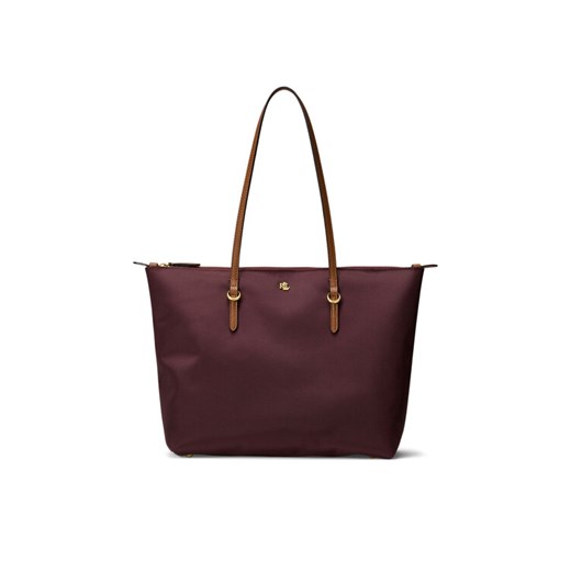 LAUREN RALPH LAUREN Torebka 431916737045 Bordowy ze sklepu MODIVO w kategorii Torby Shopper bag - zdjęcie 187747921