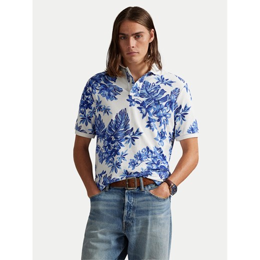 Polo Ralph Lauren Polo 710P04013001 Niebieski Custom Slim Fit ze sklepu MODIVO w kategorii T-shirty męskie - zdjęcie 187747931