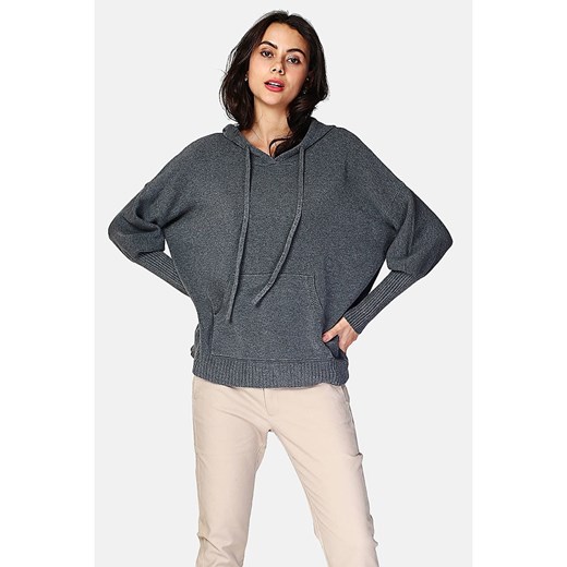 ASSUILI Sweter w kolorze antracytowym ze sklepu Limango Polska w kategorii Swetry damskie - zdjęcie 187748562