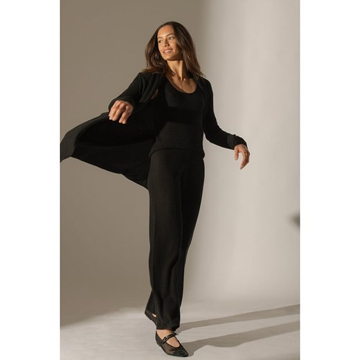 Perfect Cashmere Kaszmirowy kardigan &quot;Kara&quot; w kolorze czarnym ze sklepu Limango Polska w kategorii Swetry damskie - zdjęcie 187749901