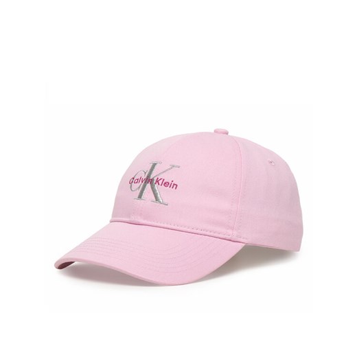 Calvin Klein Czapka z daszkiem Monologo Embroidery Baseball Hat LV04K5026G Różowy ze sklepu MODIVO w kategorii Czapki z daszkiem damskie - zdjęcie 187749941