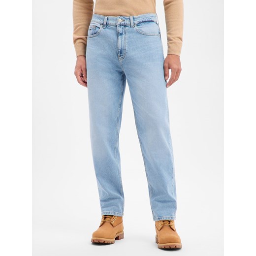 Tommy Jeans Dżinsy - Sonny Regular Tapered Mężczyźni Bawełna bielony jednolity ze sklepu vangraaf w kategorii Jeansy męskie - zdjęcie 187750093