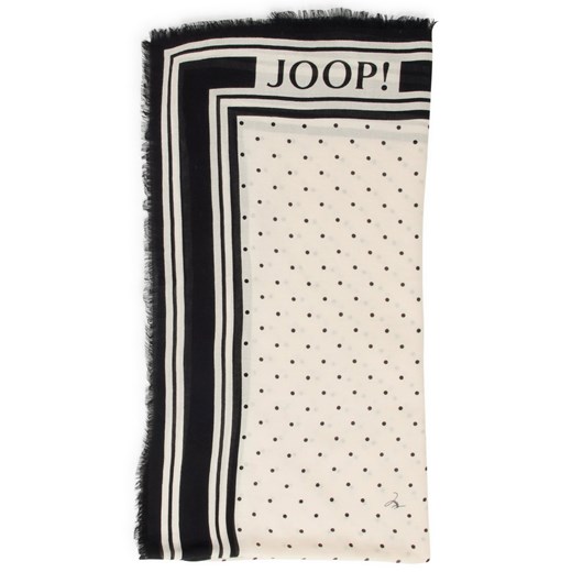 JOOP! Tkanina Adaliz Kobiety wiskoza écru w kropki ze sklepu vangraaf w kategorii Szaliki i chusty damskie - zdjęcie 187750094