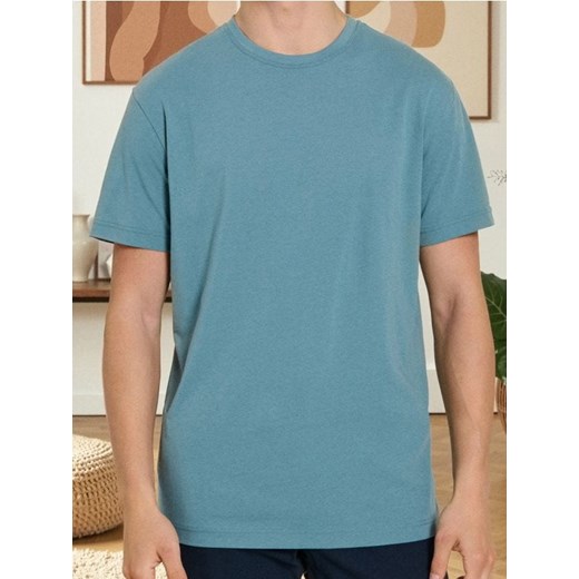 Sinsay - Koszulka basic - zielony ze sklepu Sinsay w kategorii T-shirty męskie - zdjęcie 187750533