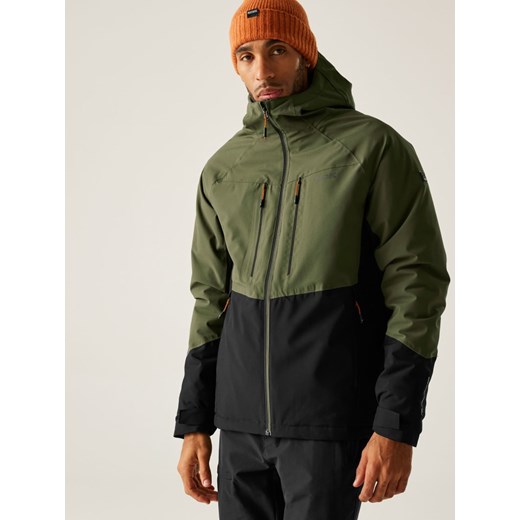 Regatta Kurtka przejściowa &quot;Highton Stretch&quot; w kolorze oliwkowo-czarnym ze sklepu Limango Polska w kategorii Kurtki męskie - zdjęcie 187750703