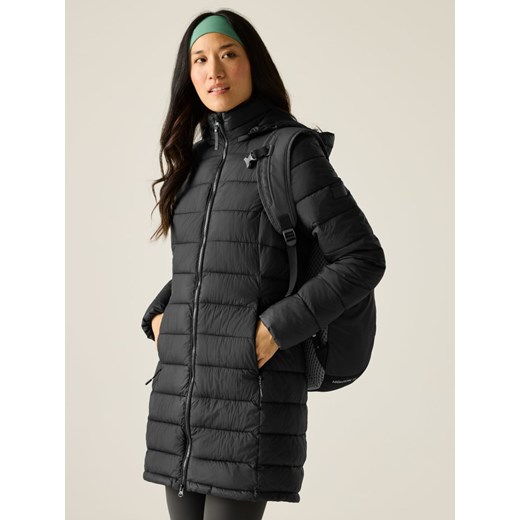 Regatta Płaszcz pikowany &quot;Starler&quot; w kolorze czarnym ze sklepu Limango Polska w kategorii Kurtki damskie - zdjęcie 187750783