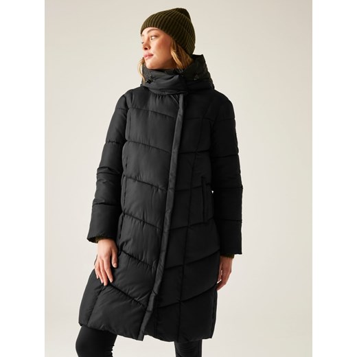 Regatta Płaszcz pikowany &quot;Nurie&quot; w kolorze czarnym ze sklepu Limango Polska w kategorii Kurtki damskie - zdjęcie 187750823