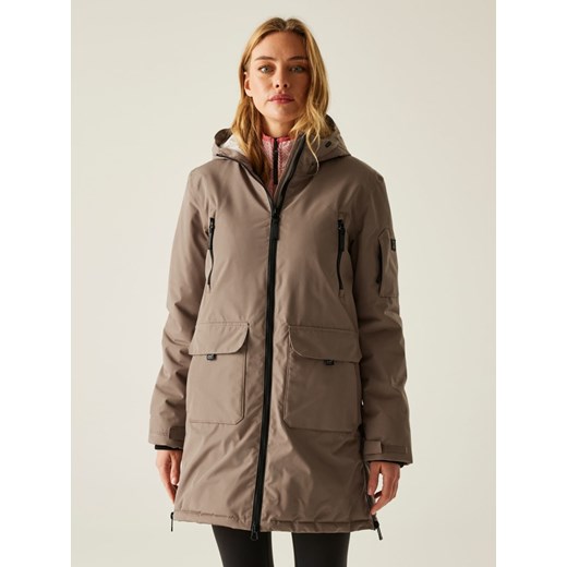 Regatta Kurtka zimowa &quot;Gwynn&quot; w kolorze szarobrązowym ze sklepu Limango Polska w kategorii Kurtki damskie - zdjęcie 187750934
