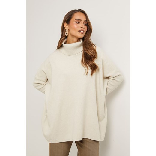 Soft Cashmere Golf w kolorze kremowym Soft Cashmere 38/40 Limango Polska wyprzedaż