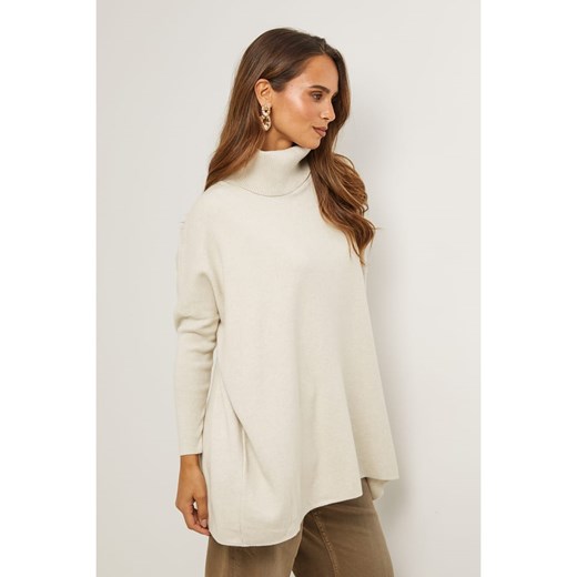 Soft Cashmere Golf w kolorze kremowym Soft Cashmere 38/40 okazja Limango Polska