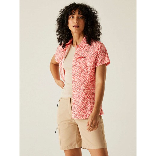 Regatta Koszula funkcyjna &quot;Packaway&quot; w kolorze kremowo-fioletowym ze sklepu Limango Polska w kategorii Bluzki damskie - zdjęcie 187751981