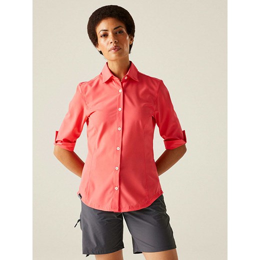 Regatta Koszula funkcyjna &quot;Kinnis&quot; w kolorze pomarańczowym ze sklepu Limango Polska w kategorii Bluzki damskie - zdjęcie 187752001