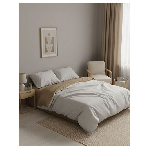 Mijolnir Komplet pościeli renforcé w kolorze beżowo-białym ze sklepu Limango Polska w kategorii Pościele - zdjęcie 187752251
