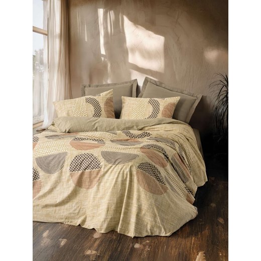 Mijolnir Komplet pościeli renforcé w kolorze kremowo-brązowym ze sklepu Limango Polska w kategorii Pościele - zdjęcie 187752253