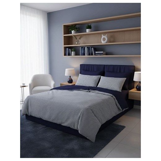 Mijolnir Komplet pościeli renforcé w kolorze granatowo-białym ze sklepu Limango Polska w kategorii Pościele - zdjęcie 187752271