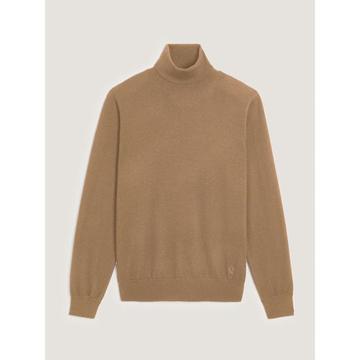 Rodier Wełniany sweter w kolorze jasnobrązowym ze sklepu Limango Polska w kategorii Swetry męskie - zdjęcie 187752431