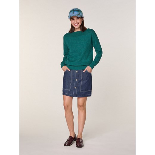 Rodier Wełniany sweter w kolorze zielonym ze sklepu Limango Polska w kategorii Swetry damskie - zdjęcie 187752482