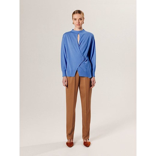 Rodier Wełniany sweter w kolorze niebieskim ze sklepu Limango Polska w kategorii Swetry damskie - zdjęcie 187752594