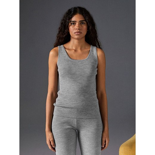 Rodier Wełniany top w kolorze szarym ze sklepu Limango Polska w kategorii Bluzki damskie - zdjęcie 187752681