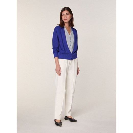 Rodier Wełniany kardigan w kolorze niebieskim ze sklepu Limango Polska w kategorii Swetry damskie - zdjęcie 187752761