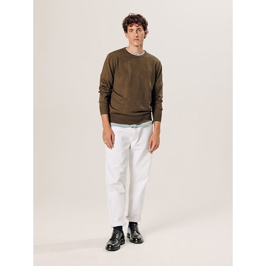 Rodier Wełniany sweter w kolorze brązowym ze sklepu Limango Polska w kategorii Swetry męskie - zdjęcie 187752783