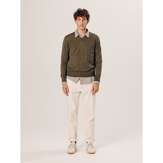 Rodier Wełniany sweter w kolorze brązowym ze sklepu Limango Polska w kategorii Swetry męskie - zdjęcie 187752802